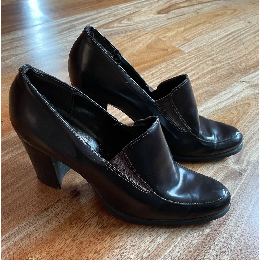 KF Ltd dark brown leather oxford gorgeous shoes!